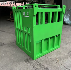 <b>Plastic</b> Storage <b>Crate</b> Stackable With Handles For Cargo And Storage Equipment High-altitude working gondola - Product Image 3