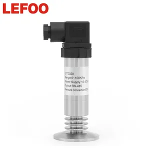 Trasmettitore di pressione igienica assoluto a vuoto ad alta precisione a 4 fili anti-blocco a Film piatto LEFOO