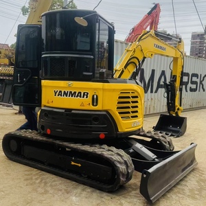 Mini-excavatrice Yanmar ViO55-6 tonnes, modèle 2022, moteur Hitachi, godet de terrassement Kawasaki/ENERPAC, équipement de construction d'occasion - Product Image 1