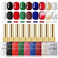ZHI JIA – Kit de vernis à ongles gel classique 9 couleurs, 15 ml, gel UV/LED solide, longue tenue, pour manucure professionnelle et nail art