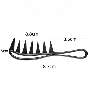 Peigne à dents larges <span class=keywords><strong>pour</strong></span> hommes Peigne de coiffage texturé <span class=keywords><strong>pour</strong></span> <span class=keywords><strong>cheveux</strong></span> lisses Peigne à dents épaisses <span class=keywords><strong>Brosse</strong></span> à <span class=keywords><strong>cheveux</strong></span> <span class=keywords><strong>bouclés</strong></span> - Product Image 2