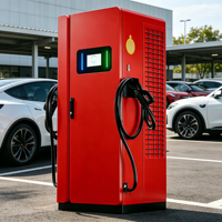 Nueva Estación de Carga Rápida para Vehículos Eléctricos de 60kW 120kW 180kW DC con Doble Conector CCS1, Estación de Carga EVSE Comercial de Alta Potencia con RFID