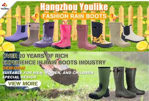 Bottes de Pluie Montantes en Néoprène YL3605 pour Hommes – Idéales pour la Pêche en Eau Salée, le Jardinage, la Navigation et le Camping - Product Image 6