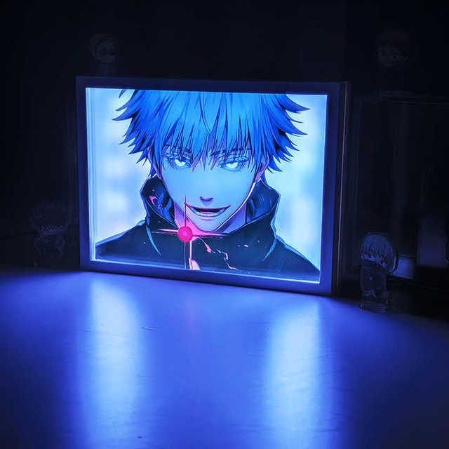 Custom Luminous Photo Frame 3D Acrylic Anime Lamp Light Acrylic Anime Led Light Box