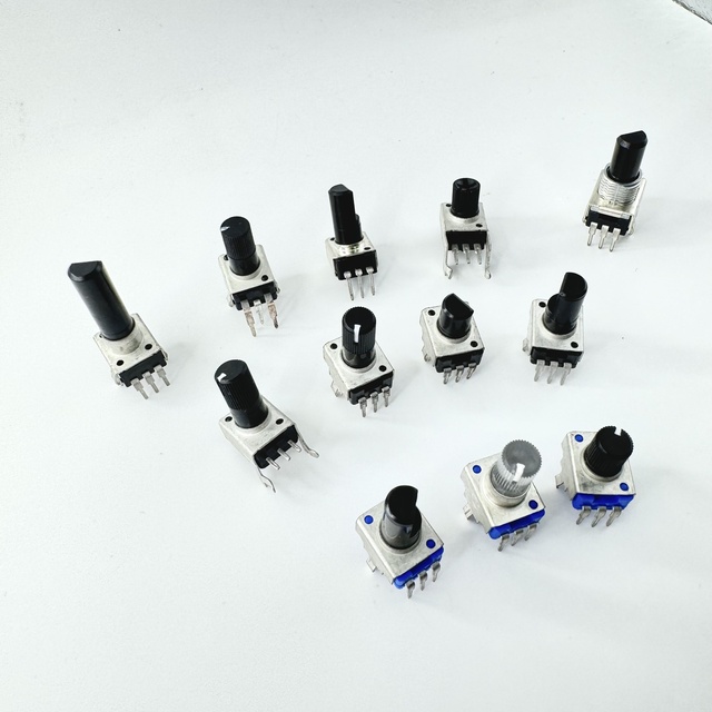 9mm Quality Passive Component 3 pin b50k Potentiometer Factory Produce Potentiometer Variable Resistors for Audio Volume Control