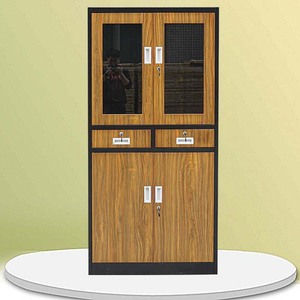 2 DOOR OFFICE FURNITURE BOOK GLOBAL MANUFACTURER CHEAP STYLISH MODEL OFFICE 4 SHELF STEEL FILING CABINET OFFICE IRON CUPBOARDS