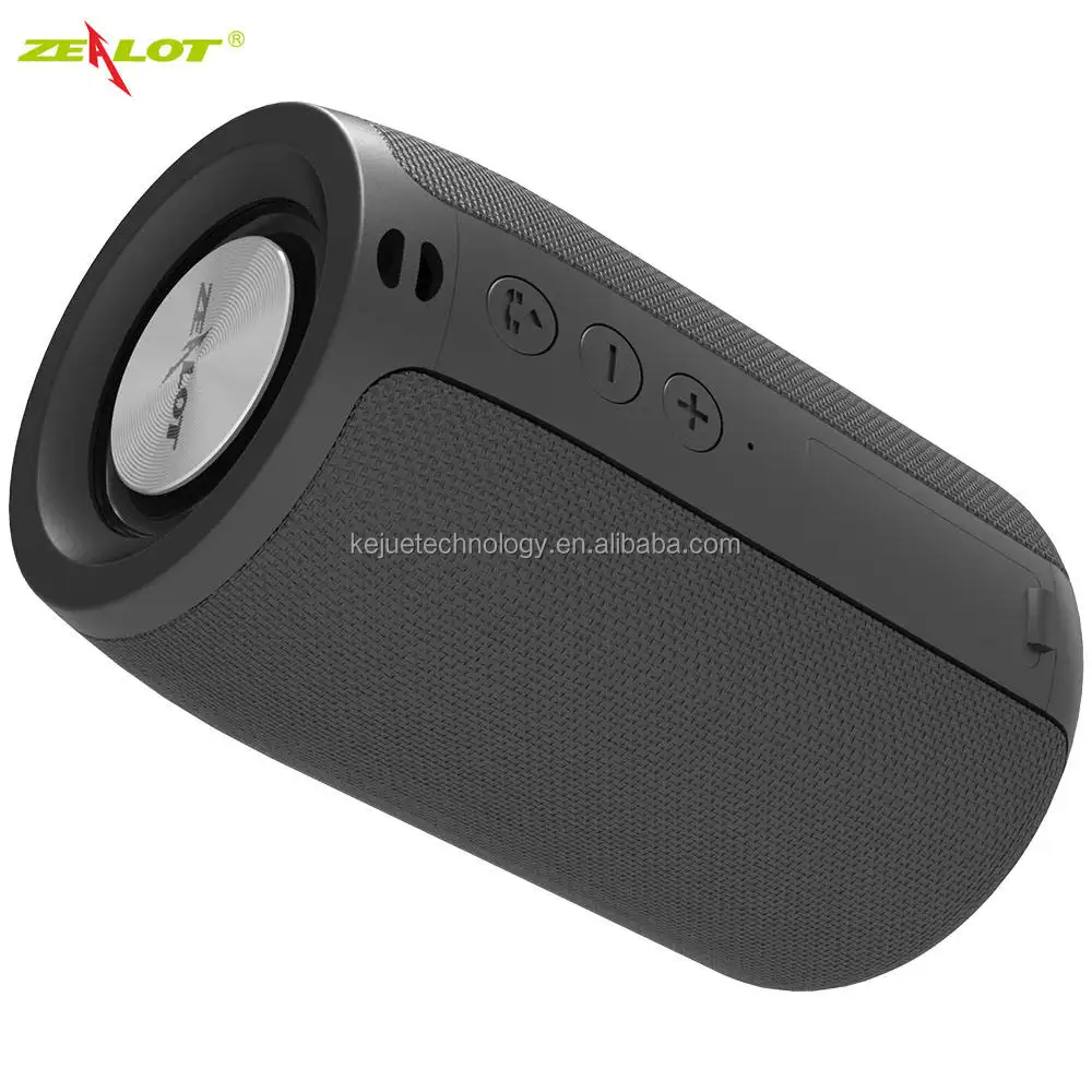 Altavoz estéreo inalámbrico Zealot S32 para exteriores, compatible con llamadas manos libres, tarjeta TF y AUX