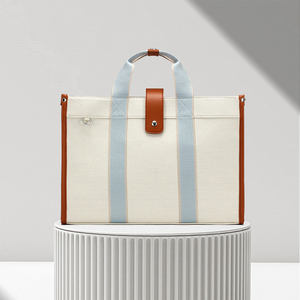 Luxury Portable Large Canvas <strong>Caddy</strong> Tote <strong>Bed</strong> Style Diaper Bag Car Travel Bag with Dividers for Busy Parents - Product Image 2