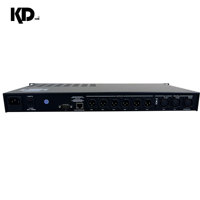 Processeur de gestion de haut-parleurs numérique 2.6 canaux 1U pour rack, avec crossover audio et suppression automatique du microfeedback, pour scène live et extérieur