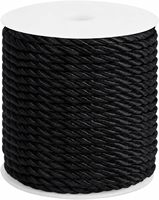 Cordon de macramé moderne enduit haute résistance pour rideaux, sacs et chaussures, diamètre 5 mm, longueur personnalisable