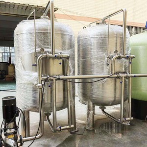 Máy lọc nước RO nhà máy hai cột cát thạch anh kích hoạt Thiết bị lọc carbon để xử lý nước - Product Image 5