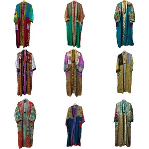 Nuevo Kimono de Seda Vintage para Mujer, Bata Personalizada para Damas de Honor, Camisón de Seda, Kimono Maxi para Playa - Product Image 1