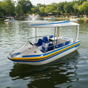 Barca Elettrica Meierya M-080 in Vetroresina per Gite Turistiche, 6-8 Persone, Capacità 500kg, Motore 48V 600W, Uso Commerciale - Product Image 5
