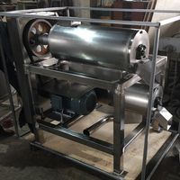 KINDING Groente Fruit Abrikoos Tomaat Kers Mango Pulp Maker Crusher 304 RVS Pomp PLC Gestuurd 1 Jaar Garantie