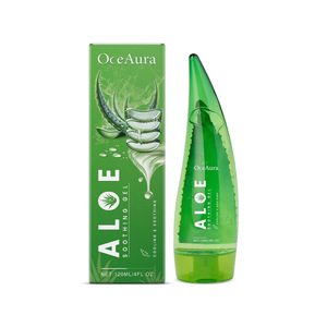 Gel apaisant à l'aloès 99% pur bio Gel d'aloès pour le corps à base de plantes Caractéristique éclaircissante Hydratant nourrissant et apaisant en profondeur pour la peau - Product Image 1
