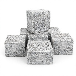 Natural Granite Setts Grey Pinkish 50x100x100 Split Top Sawn Sides Cobblestone <b>Paving</b> Blocks High Abrasion Resistance Outdoor - Product Image 1