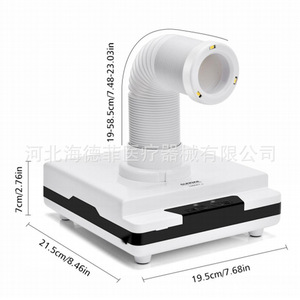 เครื่องดูดฝุ่นตั้งโต๊ะขนาดเล็กพร้อมไฟ LED และกล่องเก็บฝุ่น สำหรับขัดและขัดเงาเล็บ ใช้ไฟ 220V DC - Product Image 2