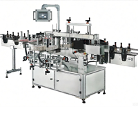 Machine d'étiquetage double face pour bouteilles rondes et carrées de gel douche, huile et miel, haute vitesse, électrique, prix usine - Fabricant