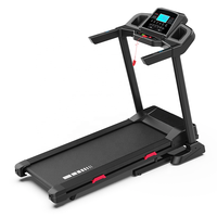 Caminadora Eléctrica Plegable de 130 kg con Inclinación Automática, Pantalla LCD, Velocidad de 1-16 km/h, para Uso Doméstico, Máquina para Caminar/Correr en Interiores