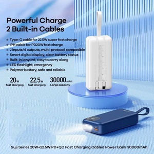 OEM Customized Slim 10000mAh 20000mAh Li-Polymer Battery Portable Power Bank High Capacity Quick <b>Charge</b> Type-<b>C</b> Outdoor Use - Product Image 6