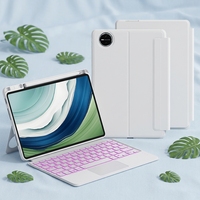 Schnelle Lieferung Kompatibel mit Huawei MatePad Pro 13,2" 2023/2025 Modell mit Touchpad Kabellose Beleuchtete Tastaturhülle