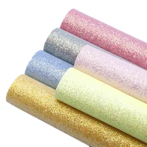 Goedkope Prijs Fijne Korrel Metallic Glitter Plain Kleur Synthetische Lederen Lakens Voor Craft 91604