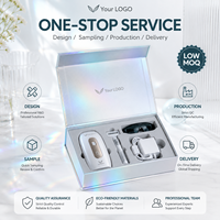 Boîte personnalisée de luxe pour appareil d'épilation IPL avec doublure en éponge et finition mate, fermeture magnétique, emballage en carton rigide