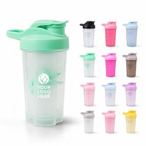 Custom Logo 500ML BPA Free <b>Protein</b> Shaker <b>Bottle</b> with Mixing Ball Portable Leakproof Sports Water Gym Fitness Shake Mixer Cup - Product Image 1
