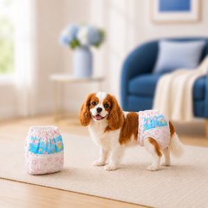 En gros Couches jetables pour chien femelle Super absorbantes Protection anti-fuites SAP Couche sèche respirante <span class=keywords><strong>Film</strong></span> PE en pâte de bois non-tissé - Product Image 4