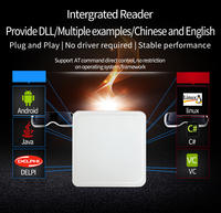 Módulo RFID UHF Impinj E710, Protocolo ISO 18000-6C/EPC Clase 1 G2, Control de Acceso Automático de Alta Velocidad para Inventario sin Supervisión