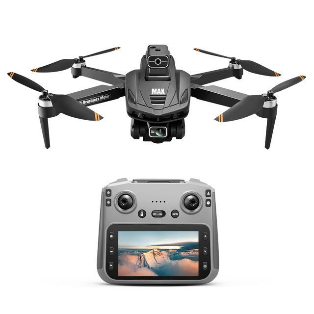 V168 MAX GPS Drone Camera 4K Hd High Quality Mini Dron Obstacle Avoidance Professional RC UAV Drone with Screen Remote Control