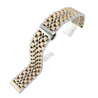 Bracelet de montre personnalisé en acier inoxydable 316L 304, chaîne à maillons amovibles, 16 17 18 20 22 24mm