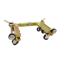 4 PCS pour 1 jeu de levier de roue auxiliaire de positionnement de roue de véhicule Dolly Jack 4 levier de positionnement de véhicule chariot de roue pour pneu de voiture