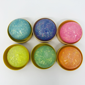 72 pièces, entrepôt USA, TPR, adorables boules anti-stress sensorielles souples en forme de boulettes, 6 couleurs assorties, 4 couleurs pailletées, jouet pour soulager l'anxiété - Product Image 2