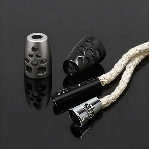 ฝาครอบจุกโลหะปลายเชือกปลายเชือกเสื้อแจ็คเก็ตมีฮู้ดปลายโลหะอุปกรณ์เสริมสำหรับเสื้อฮู้ดปลายเชือก - Product Image 4