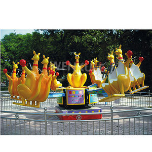 Personalizzabile 3 posti 6 posti Mini elettrico musicale con luci LED carosello, giro da fiera per la scuola materna parco giochi - Product Image 3