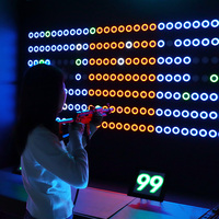 Jeu de tir au laser LED adapté aux salles de jeux intérieures, pistolets laser multijoueurs pour les rassemblements familiaux et les compétitions d'équipe