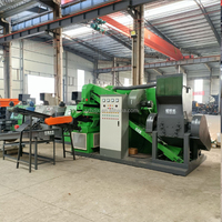 Granulateur de fil de cuivre 300-600 kg/h avec criblage multi-étapes, machine industrielle de granulation de câbles de rebut à vendre en gros