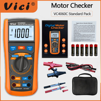 Vici VC4060C Testeur de moteur - Testeur de milliohms/isolement/inductance (0,1m-200 1M-6000M 0,01mH-99,99H) Portable et manuel