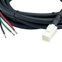 Kabel Servo Seri 57 Kabel Karet Nylon 4AP 3m Terlindungi Twisted Pair IP67 untuk Mesin CNC & Robot Industri