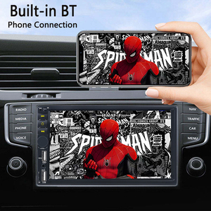 HENMALL evrensel 7 inç MP5 araba <span class=keywords><strong>Stereo</strong></span> radyo yedek komple kurulum seti çerçeve en popüler araba modelleri için uyar - Product Image 4