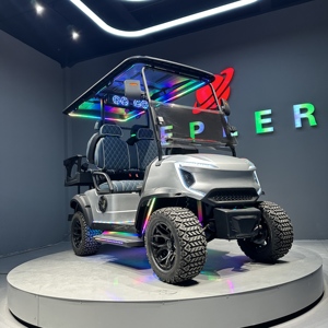 BFF Kepler รถเข็นกอล์ฟไฟฟ้า6ที่นั่ง, รถกอล์ฟออฟโรดตัวควบคุมเคอร์ติสไฟภายในยาง <span class=keywords><strong>R15</strong></span><span class=keywords><strong>แบ</strong></span><span class=keywords><strong>ต</strong></span>เตอรี่ลิเธียมเหลืออยู่สำหรับการล่าสั<span class=keywords><strong>ต</strong></span>ว์ - Product Image 3