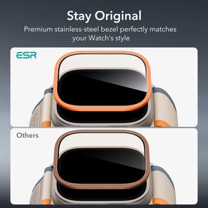 Cảm Ứng Nhạy Cảm Khung Hợp Kim Nhôm Chống Xước Tempered Glass Phim Bảo Vệ Màn Hình Cho <span class=keywords><strong>Apple</strong></span> Xem Siêu 49Mm - Product Image 4