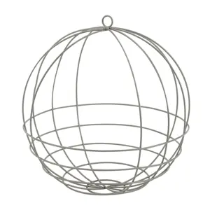 Garden Supply Vintage Outdoor Decoration Hanging <strong>Basket</strong> <strong>for</strong> <strong>Plants</strong> with Wire Hanger - Product Image 1