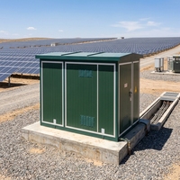 Poste de transformateur préfabriqué triphasé compact 10kV/11kV/6kV/35kV 50Hz, norme IEC, pour projets solaires et d'énergies renouvelables