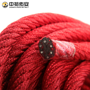 Cuerda de juegos de alambre de acero Zhongyu, 16 mm, seis hebras, material PP PET PA, para equipos de parques de atracciones interiores y exteriores - Product Image 4