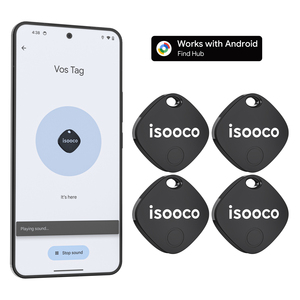 ISOOCO <span class=keywords><strong>Meilleur</strong></span> prix Traceur GPS IOS en plastique étanche IP67 avec écran OLED Contrôlable à distance Traceur de bagages - Product Image 1