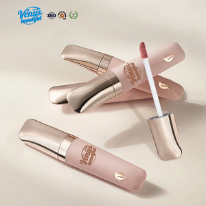 <span class=keywords><strong>Venus</strong></span> Hermosos Tubos Planos Personalizados de 5ml para Brillo Labial, Botellas de Plástico Recargables DIY para Aceite Labial, Colorete y Limpiador Facial con Brocha de 22mm - Product Image 5