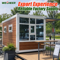 Wecheer Maison mobile préfabriquée complète pliable, prix compétitif, construction rapide, maison conteneur pliable, local de stockage portable pour entrepôt