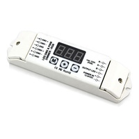 Controlador LED RGB DMX de 3 Canales Bincolor BC-833 12v 24v, Modo Maestro-Esclavo, Decodificador RGB DMX512